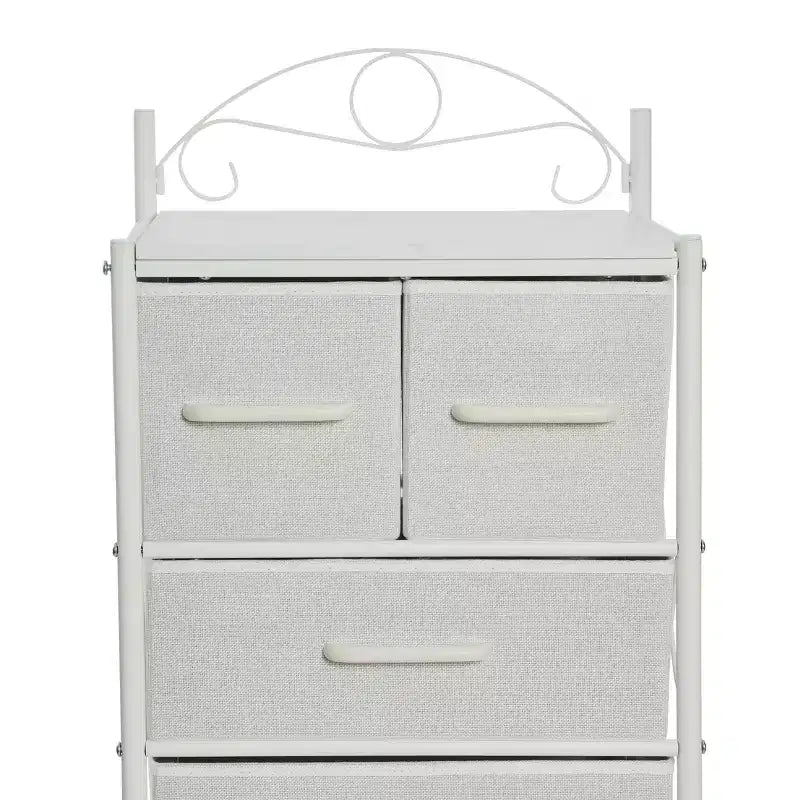 Comodino a 8 cassetti, nero/marrone/bianco/rovere/noce/multicolore, montaggio da 1 persona