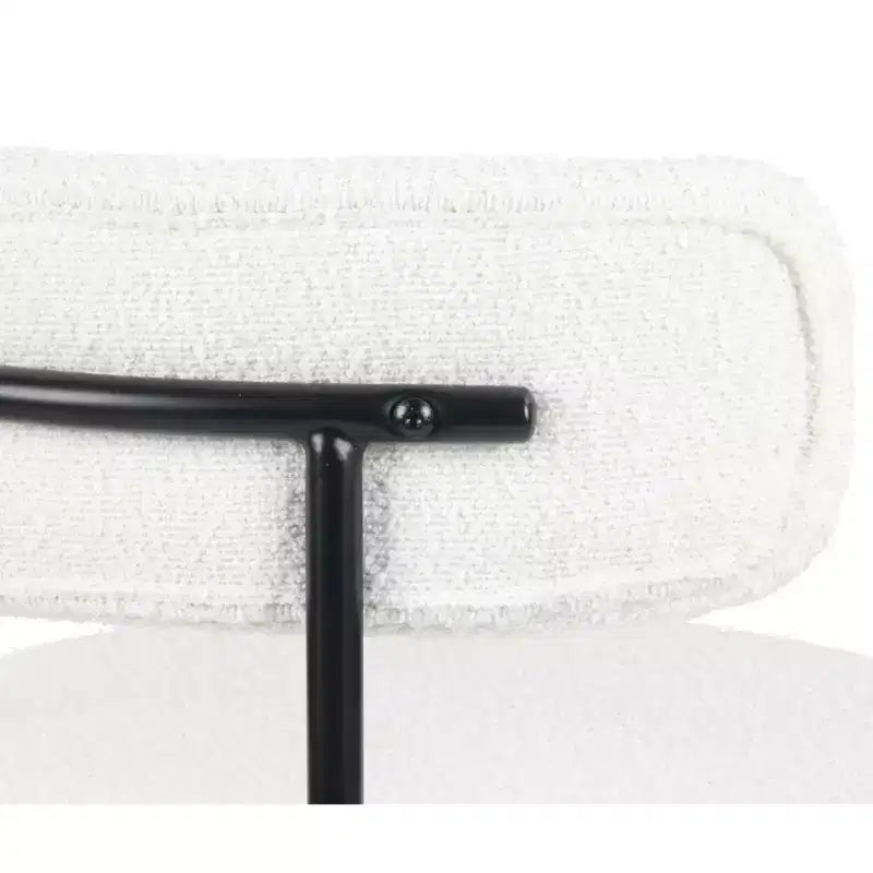 Set da pranzo rotondo di 5 pezzi, Grigio/Bianco, 4 posti a sedere