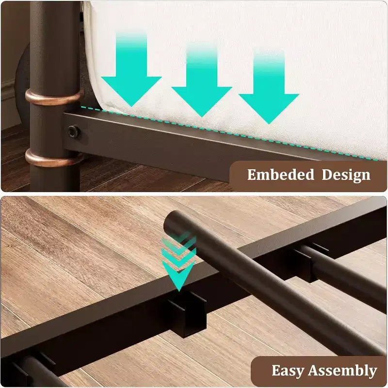 Divano-Letto in Lino Marrone con Letto Estraibile Pop-Up – Posti a Sedere/Letto per un Massimo di 4 Persone