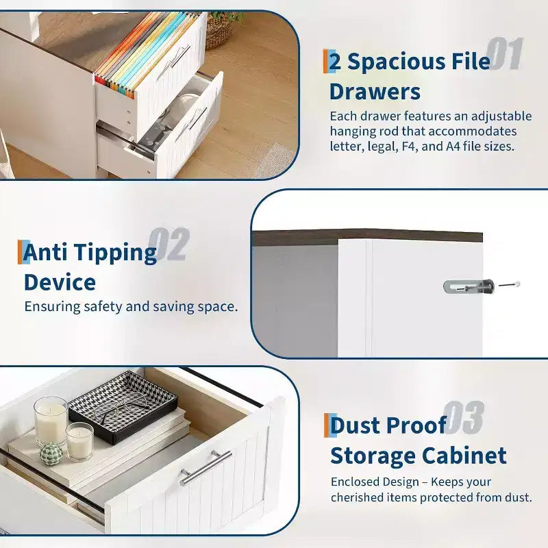 Libreria marrone stile rustico con cassetti per documenti, assemblaggio in 2 persone, 6 ripiani