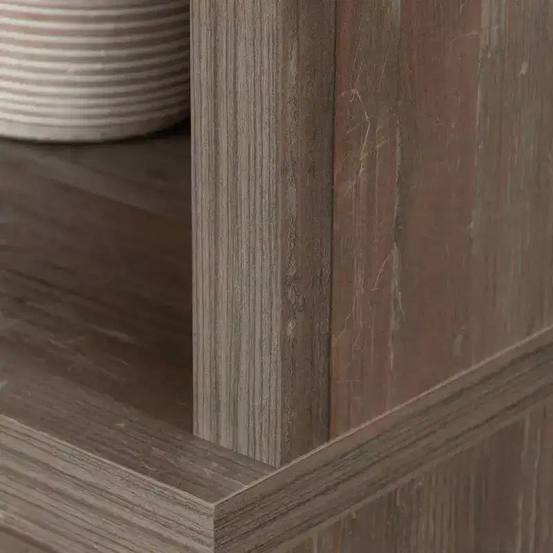 Pebble Pine - Elemento Superiore 2 Ripiani, Stile Moderno-Rustico, Utente Singolo