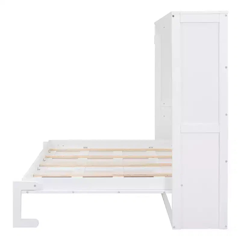 Letto a scomparsa Murphy grigio/bianco – Matrimoniale e Queen Size, Ospita 1–2 persone