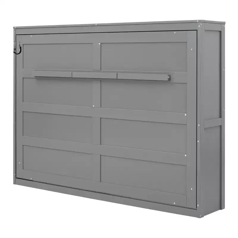 Letto a scomparsa Murphy grigio/bianco – Matrimoniale e Queen Size, Ospita 1–2 persone