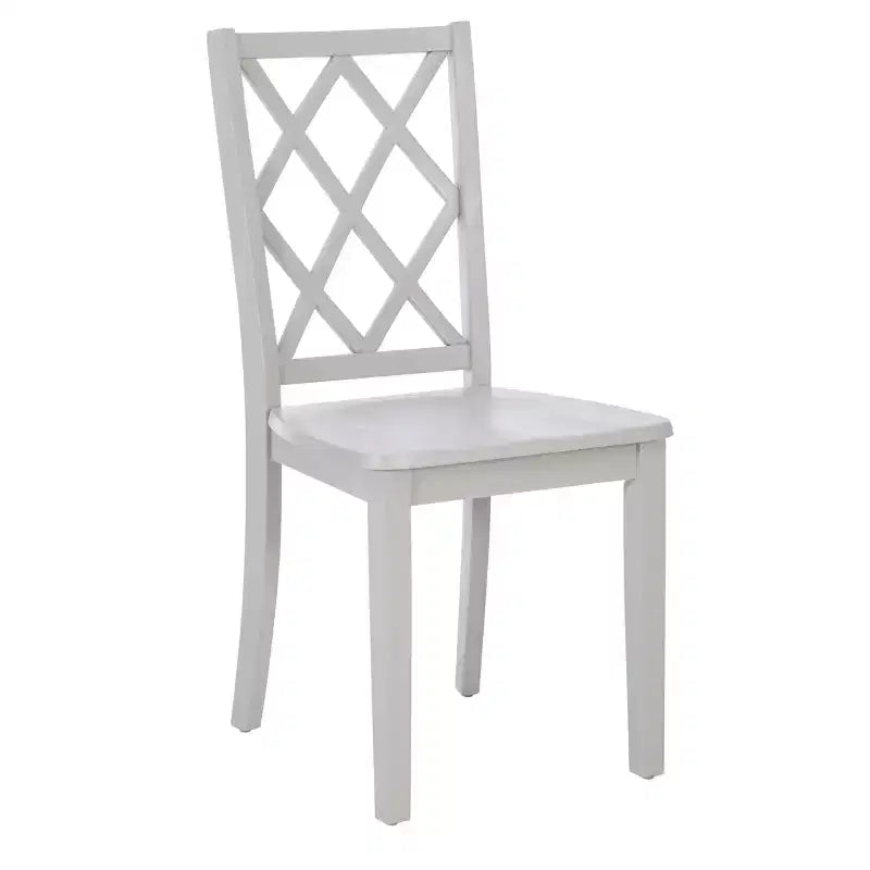 Sedia da pranzo con schienale a X in legno massello, Grafite/Grigio/Verde Menta/Bianco, Senza braccioli, Posti a sedere: 1