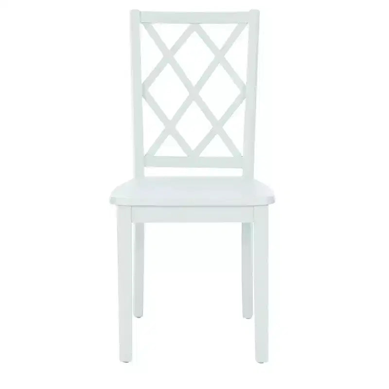 Sedia da pranzo con schienale a X in legno massello, Grafite/Grigio/Verde Menta/Bianco, Senza braccioli, Posti a sedere: 1