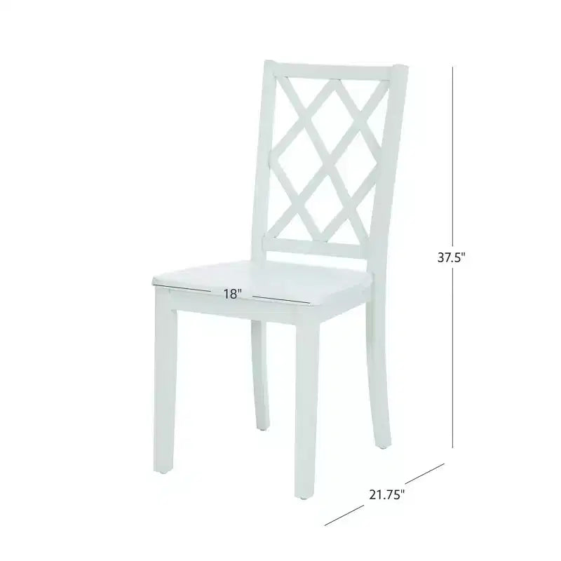 Sedia da pranzo con schienale a X in legno massello, Grafite/Grigio/Verde Menta/Bianco, Senza braccioli, Posti a sedere: 1